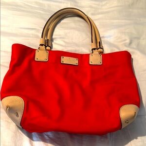 Stylish Red Tote Bag